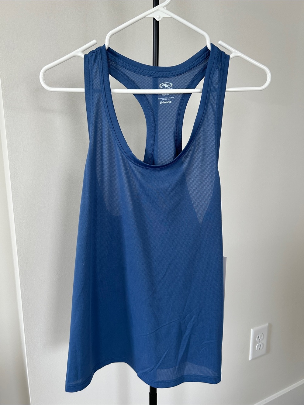 Athletic Works Navy Racerback Performance Tank Top